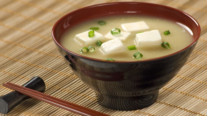 Missô-shiru com tofu