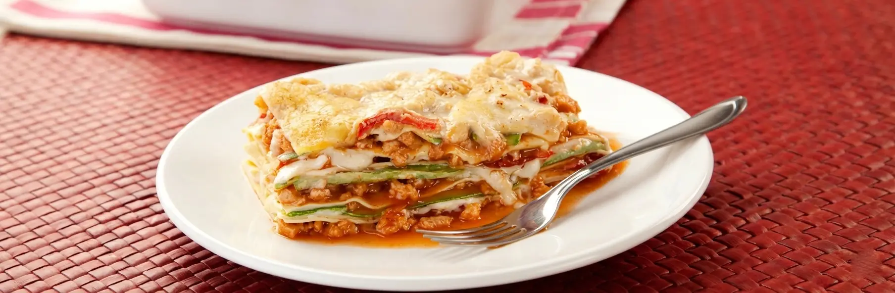 Lasanha de abobrinha com tofu