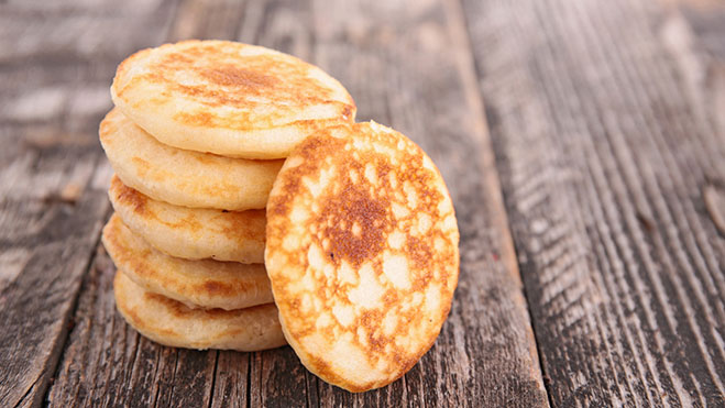 Imagem de blinis de batata