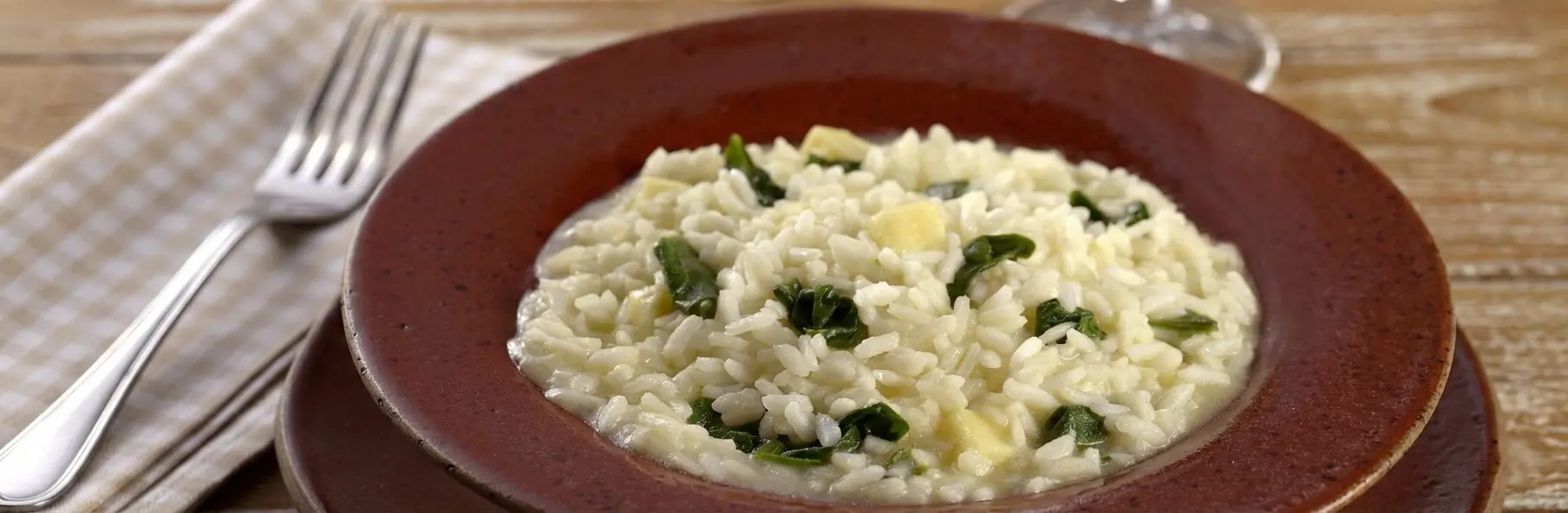 Risoto de espinafre