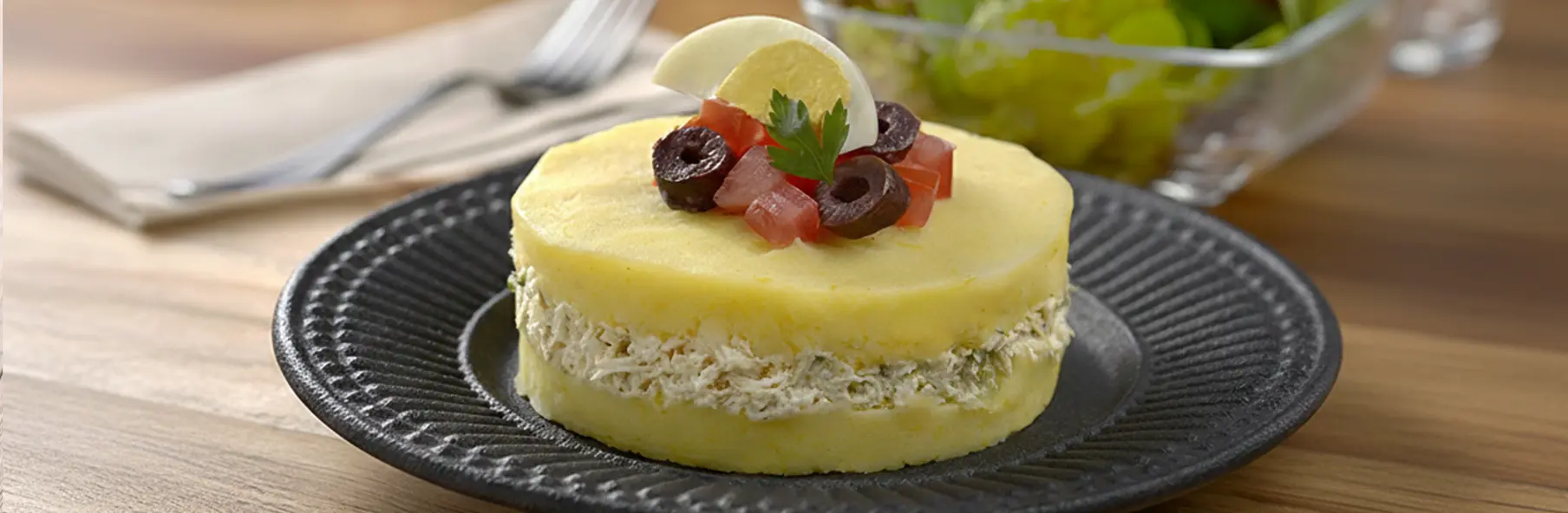 Causa rellena de frango