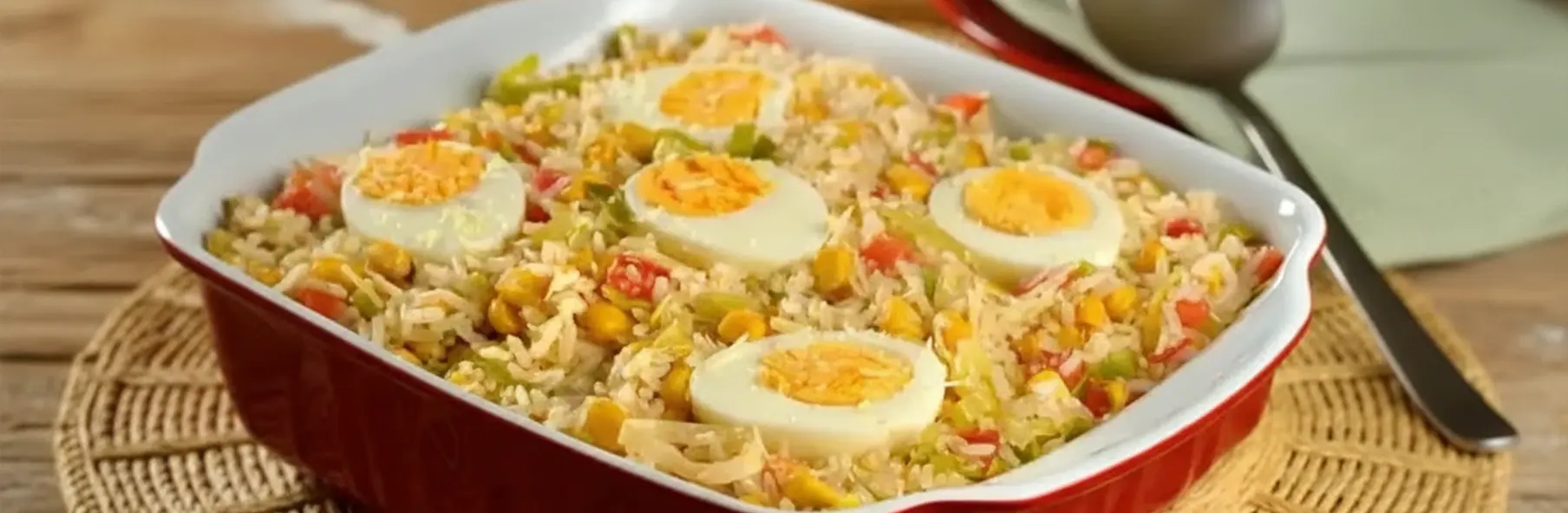 Arroz de forno com sódio reduzido