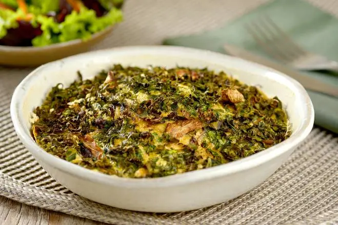 Torta de air fryer com sódio reduzido