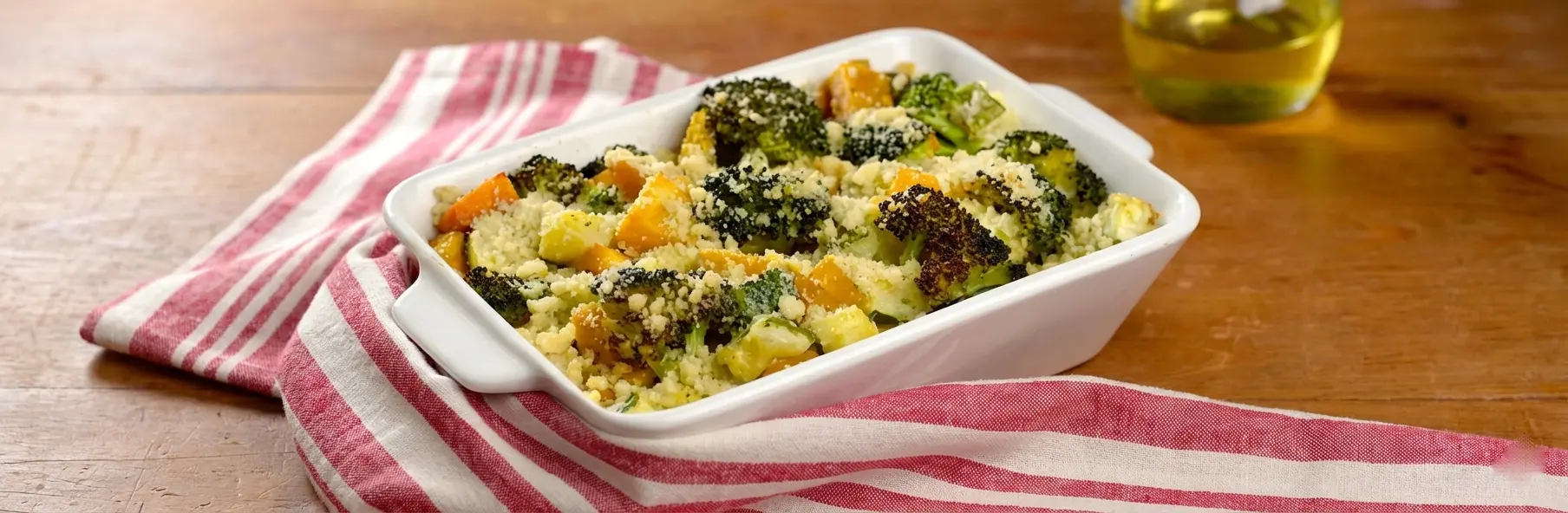 Vegetais assados com sódio reduzido