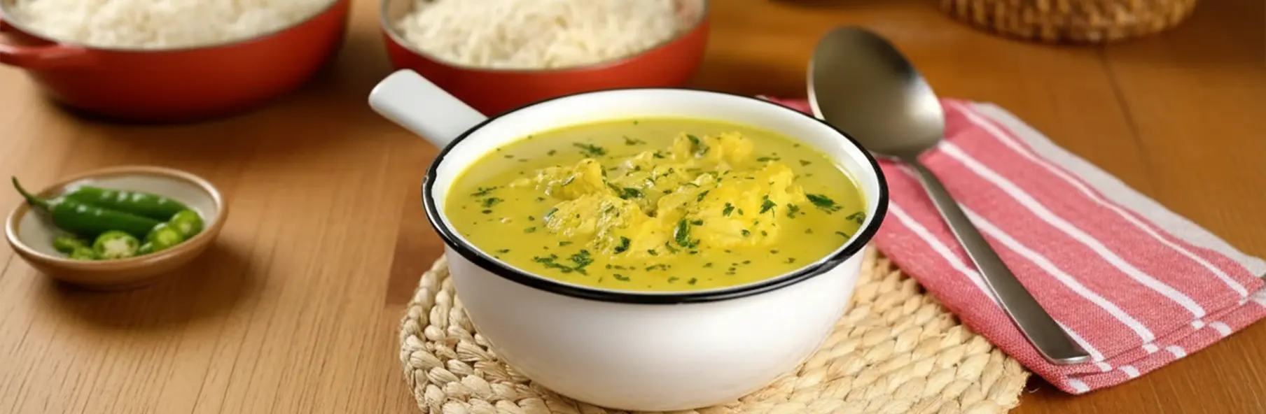 Peixe ao curry com sódio reduzido