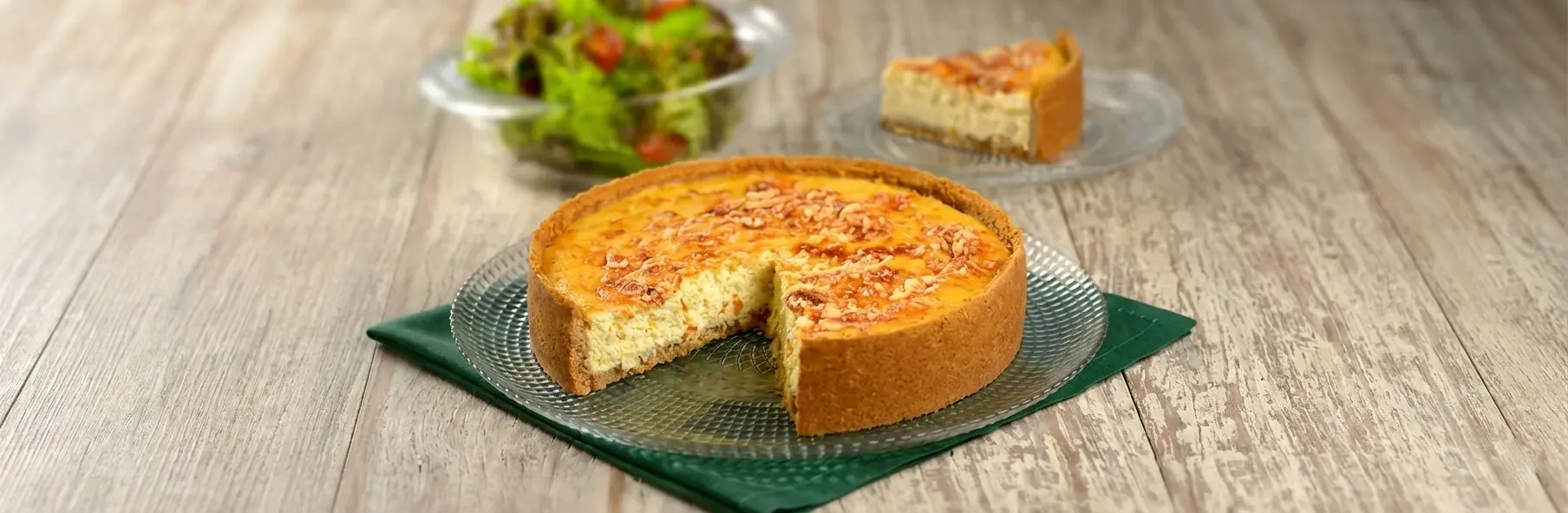 Quiche de milho com queijo